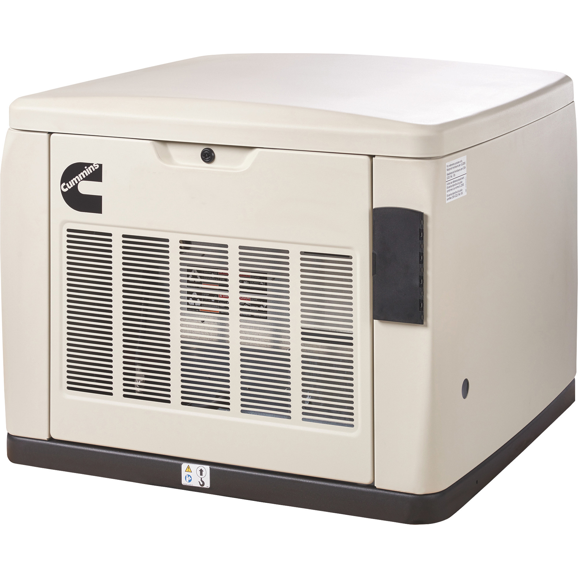 Cummins Power, QuietConnect Air-Cooled Home Standby Generator, Rated Kilowatts LP 20 Rated Kilowatts NG 18 Model# RS20AE Extreme Cold Weather